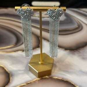 Heart Fringe Earrings